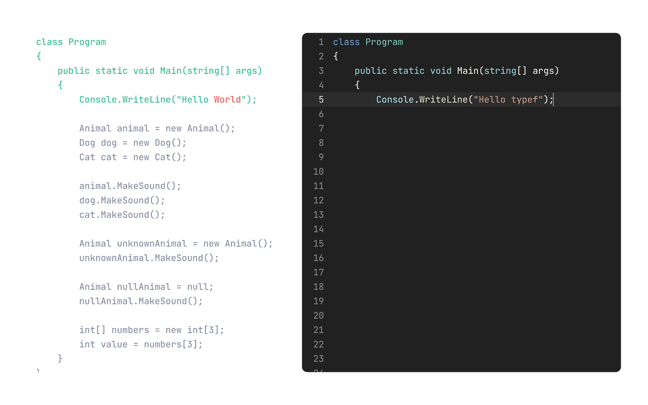 Скриншот с кодингом